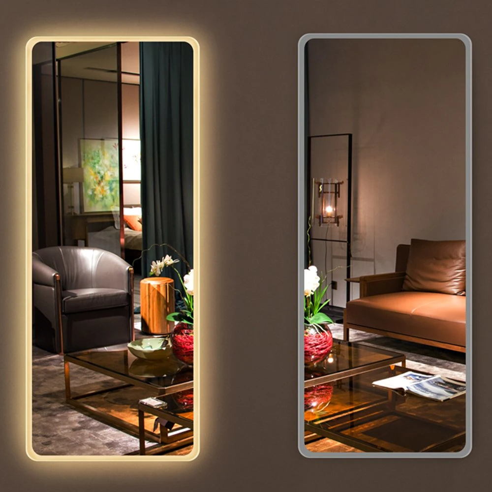 Espejo de cuerpo entero de alta calidad con luz LED Espejos de baño retroiluminados Espejo de vestidor