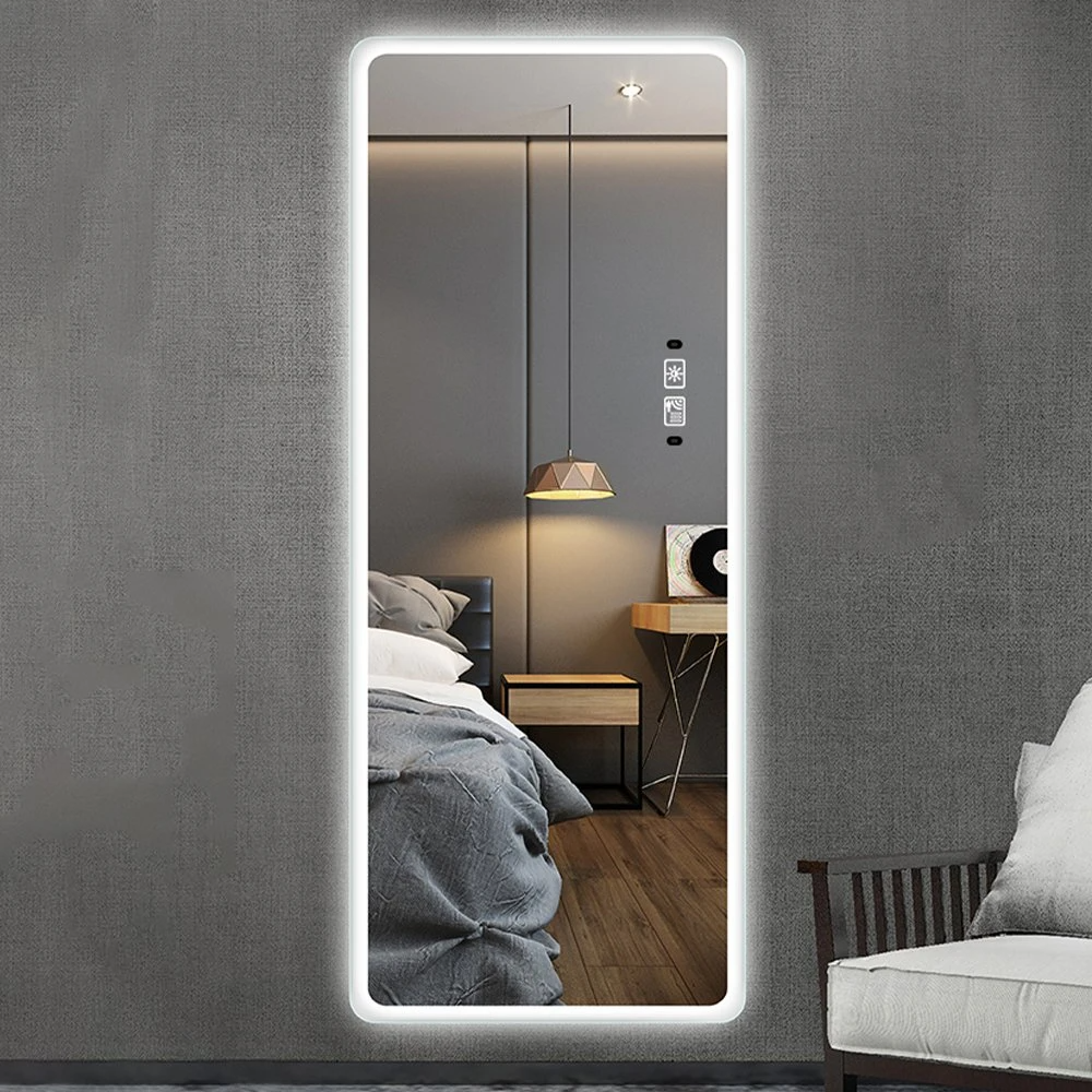 Espejo de cuerpo entero de alta calidad con luz LED Espejos de baño retroiluminados Espejo de vestidor
