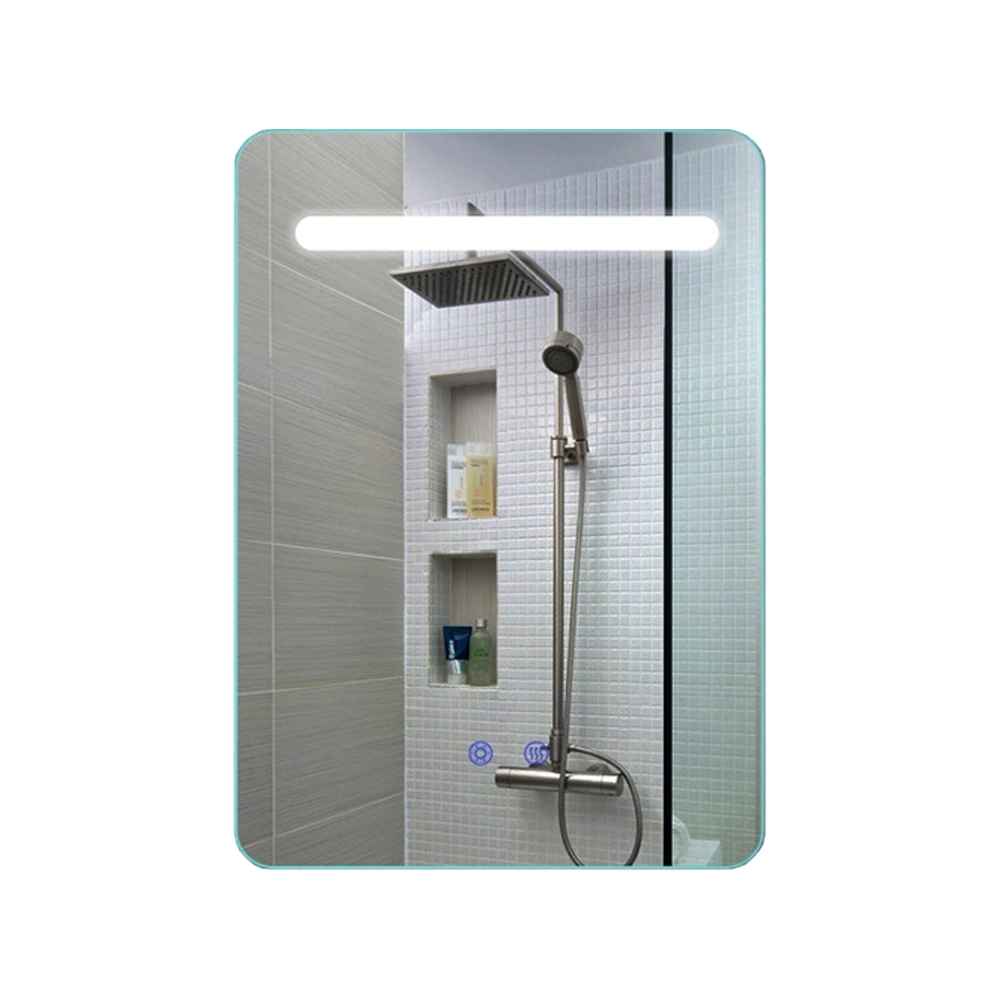 Espejo inteligente LED, espejo de pared, decoración del hogar, espejo de maquillaje con Bluetooth, accesorios de baño, muebles de salón, espejo de baño inteligente para el hogar