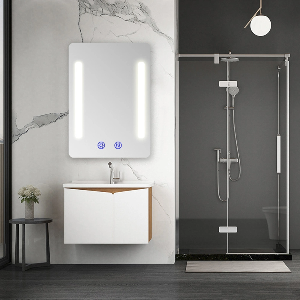 Precio de fábrica, pantalla táctil personalizada, luces LED, espejo de Hollywood, baño, tocador inteligente, espejo antiniebla con iluminación
