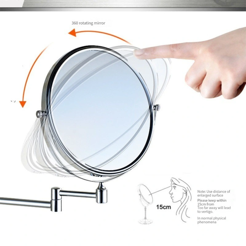 Espejo de pared de baño LED para decoración del hogar de cristal de maquillaje moderno inteligente al por mayor de fábrica estándar europea