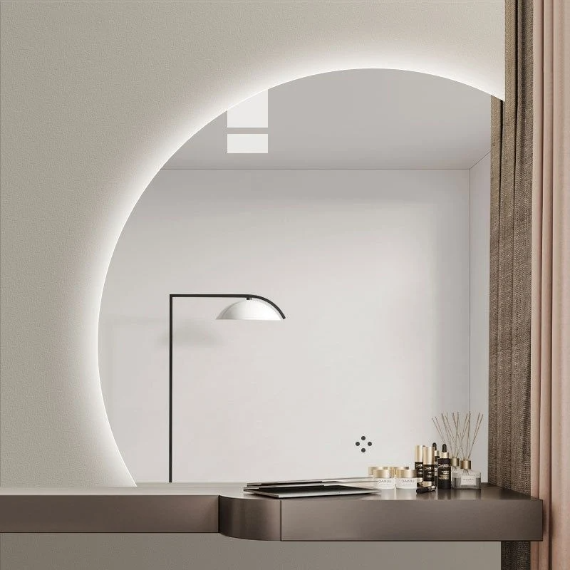 Luces LED de forma irregular Espejo de baño inteligente Inodoro Montado en la pared Espejo luminoso Mesa de maquillaje Espejo de tocador