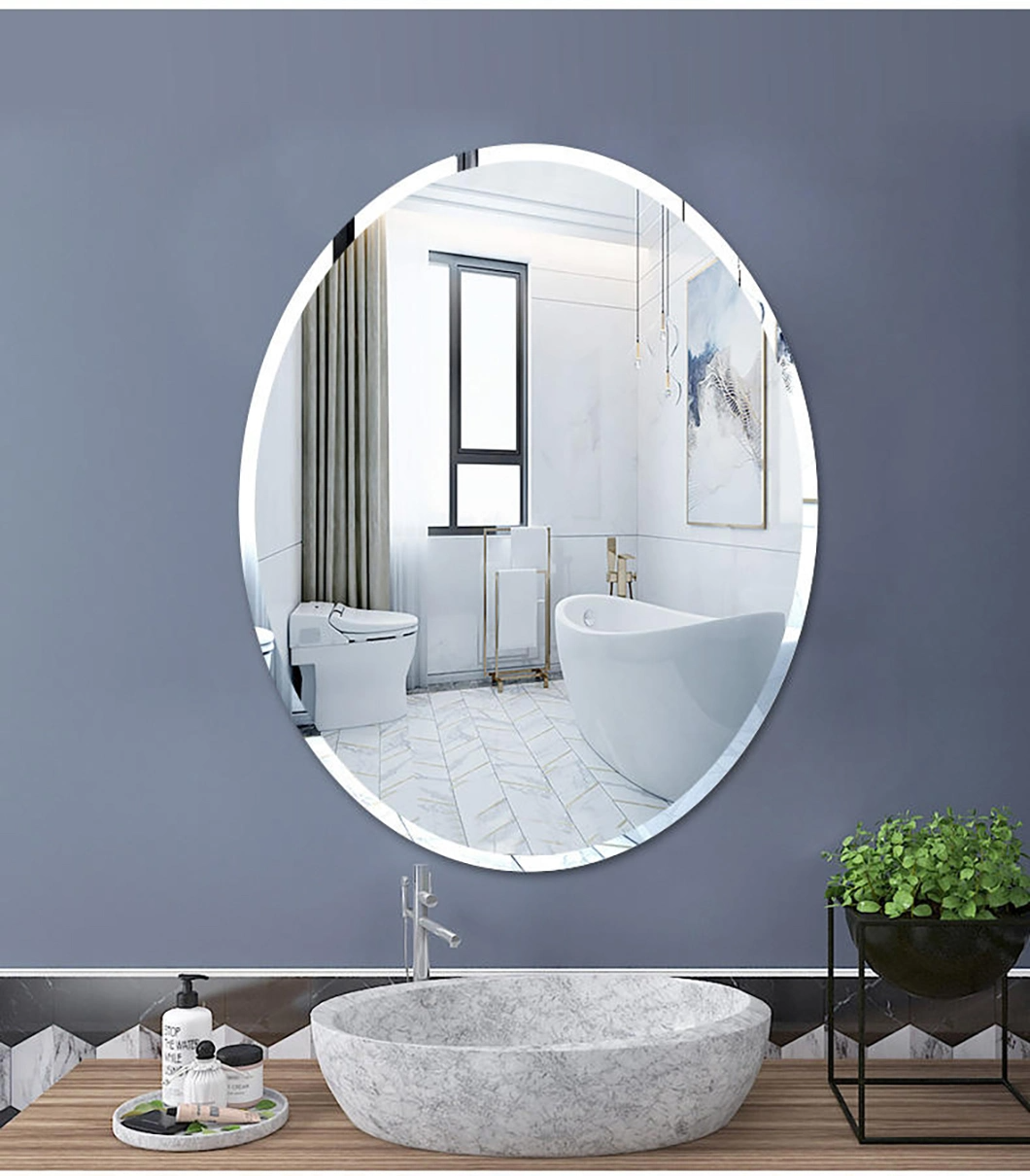 Diseño popular profesional CE TUV LED Iluminación Espejo decorativo LED Espejo de baño ovalado para habitación