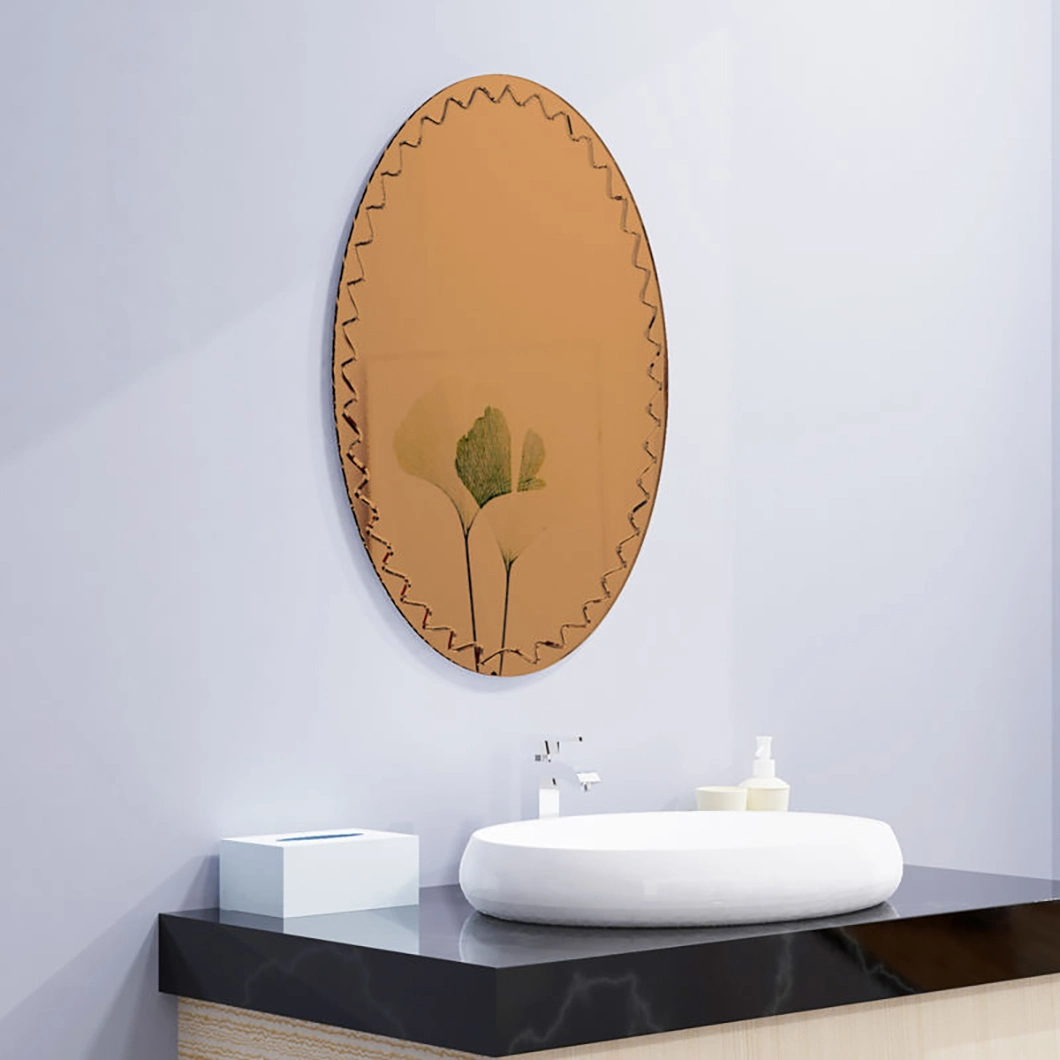 Diseño popular profesional CE TUV LED Iluminación Espejo decorativo LED Espejo de baño ovalado para habitación